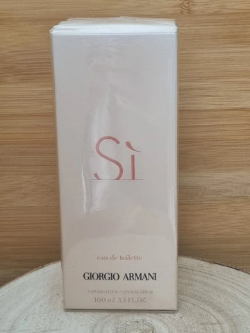 Giorgio Armani Sì Eau de Toilette for Women 100ml – Discontinued Fragrance